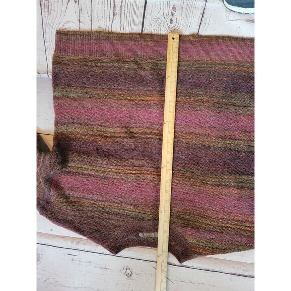 natural reflections sweater Size L Cranberry Fall Colors - Picture 4 of 9